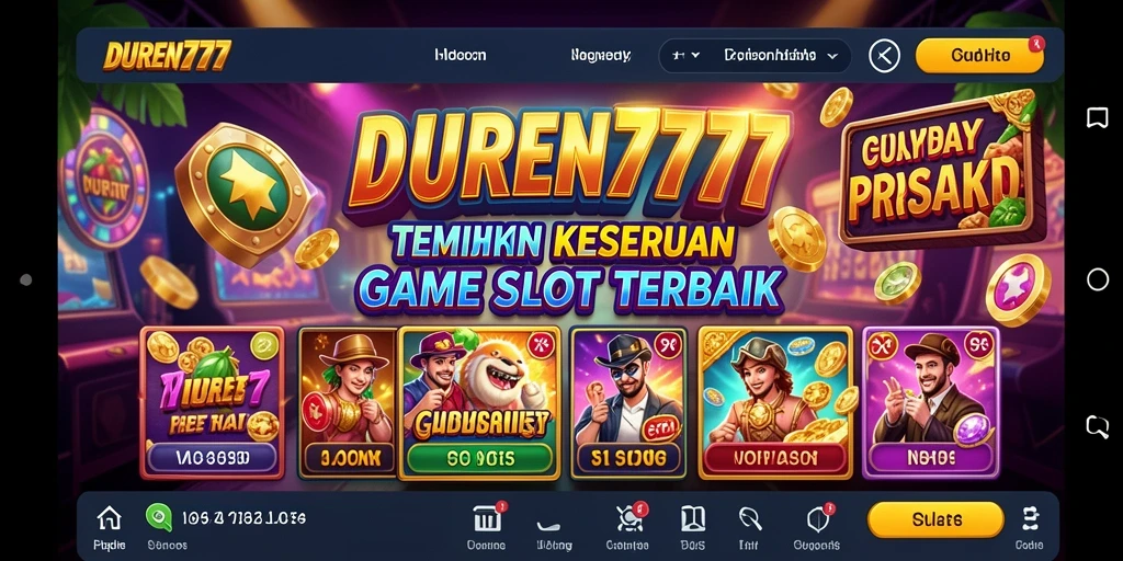 Tampilan gameplay DUREN777 yang menarik dan penuh warna.
