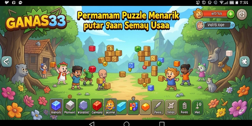 Tampilan seru dari gameplay <strong>GANAS33</strong> yang menguji kecermatan.