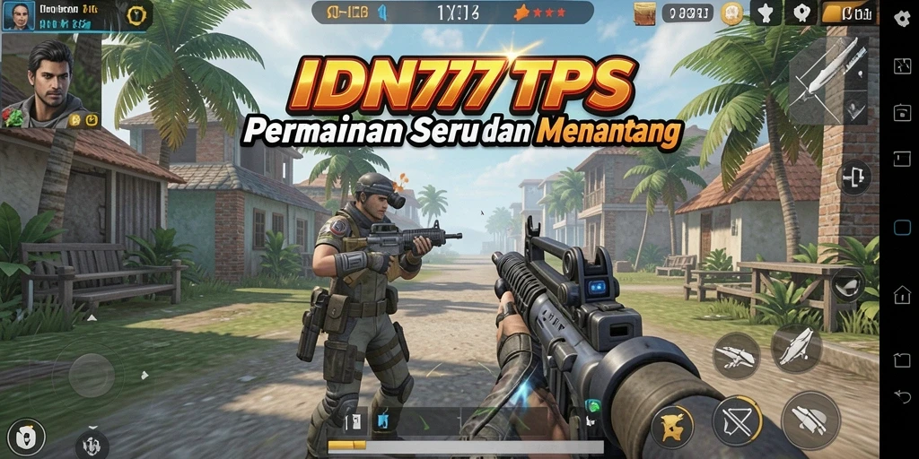 Screenshot gameplay IDN777 menampilkan aksi tembak-menembak yang mendebarkan.