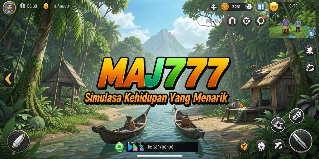Tangkapan layar menunjukkan gameplay seru dari MAJ777 dalam simulasi kehidupan.