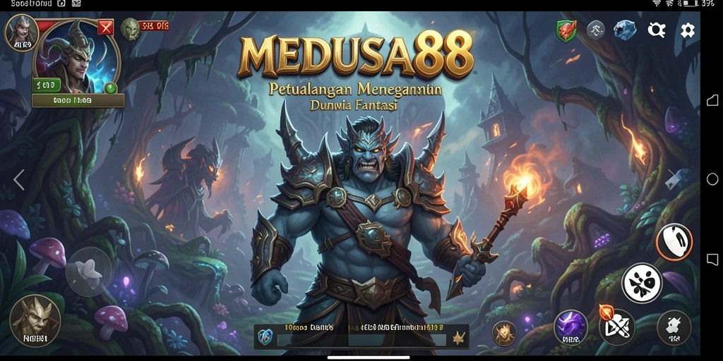 Tampilan menarik gameplay petualangan MEDUSA88 yang menegangkan.