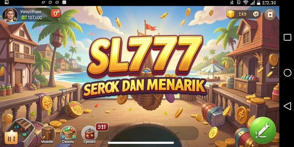 Tampilan gameplay SL777 yang menampilkan proses membangun bisnis Tycoon.