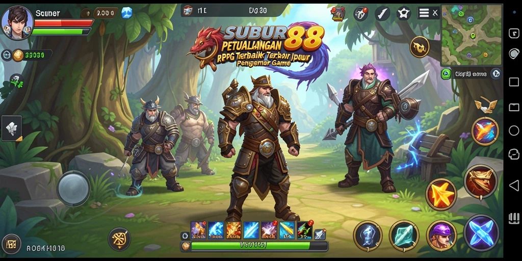 Tampilan gameplay SUBUR88 yang penuh aksi dan eksplorasi.