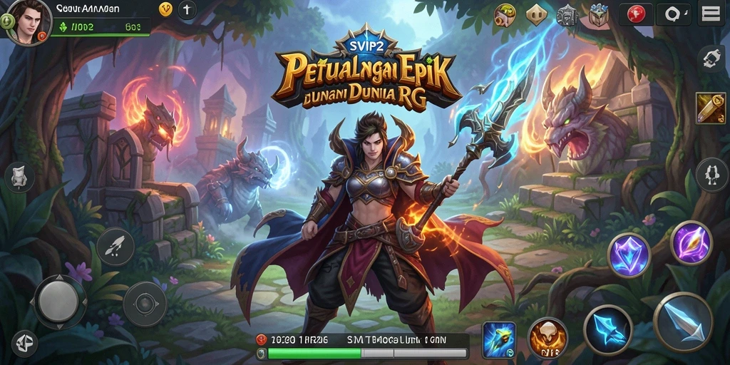 Gameplay SVIP2 yang seru dan penuh tantangan dalam RPG.