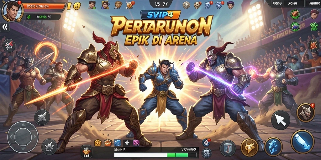 Tampilan dinamis dari pertarungan dalam SVIP4 yang mendebarkan.