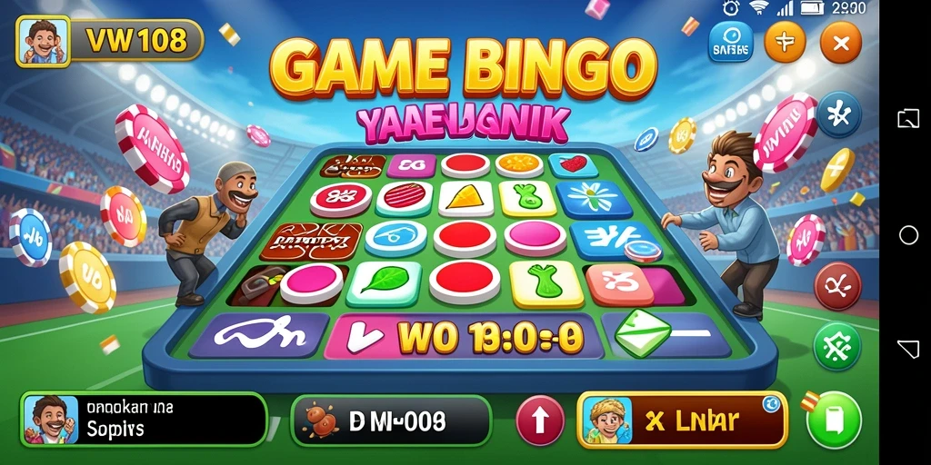 Tampilan gameplay bingo yang menarik dan seru dari VW108.